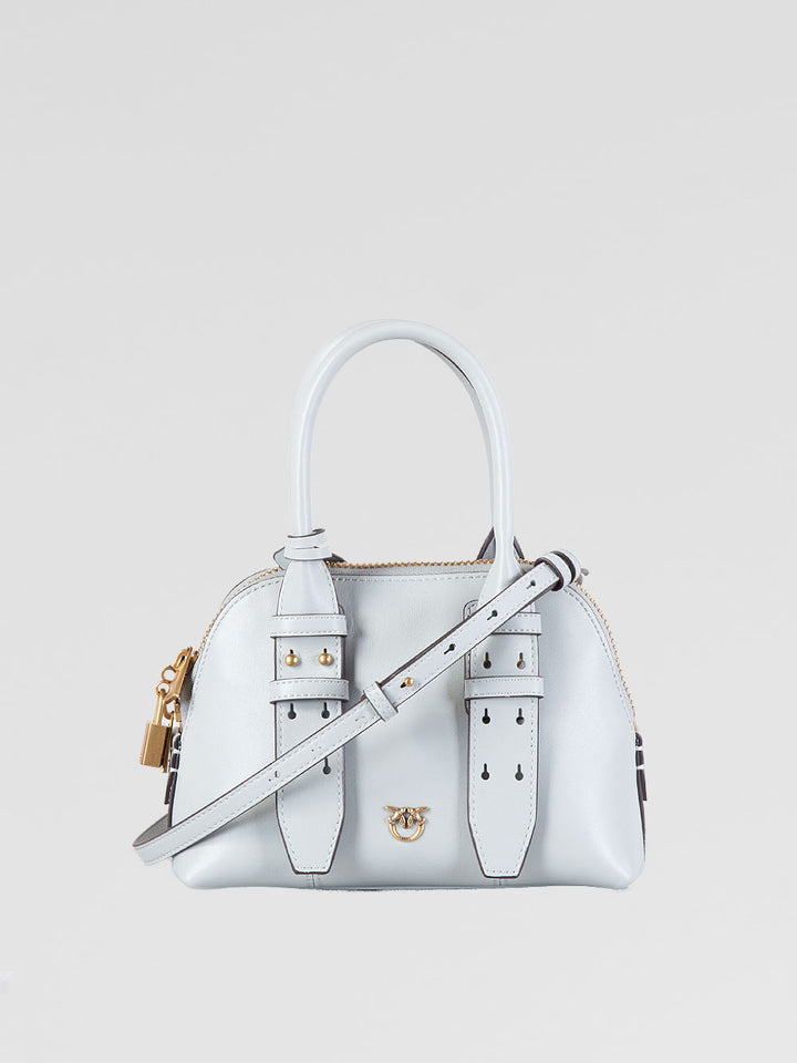 Borsa Bowling Bag zip mini in pelle