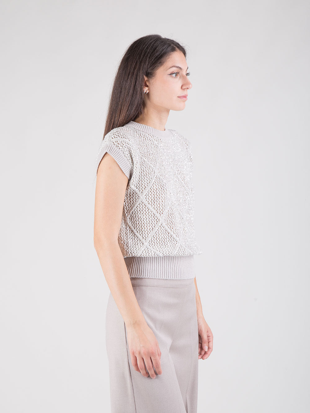 Gilet paillettes