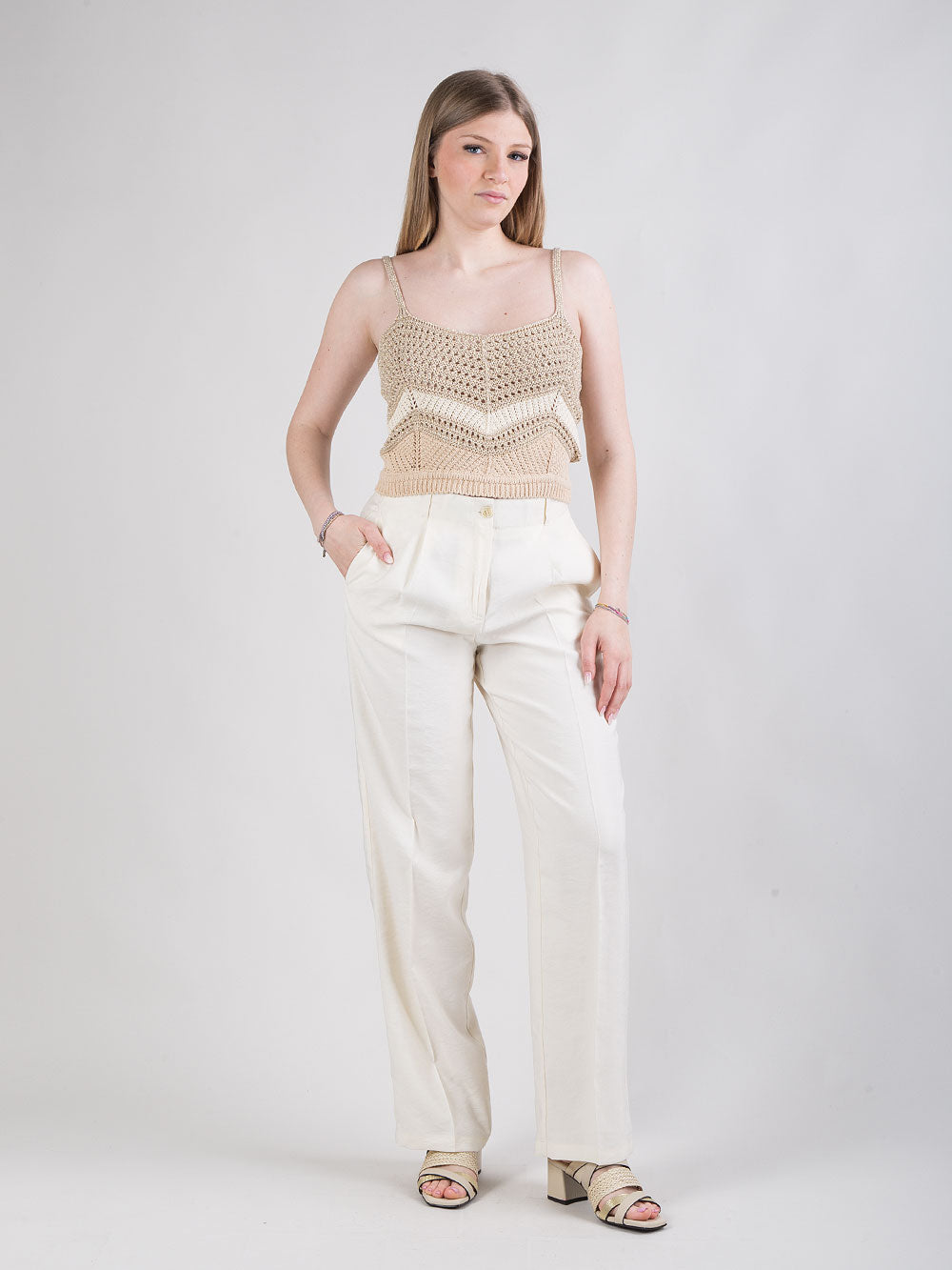 Tailleur con giacca doppiopetto