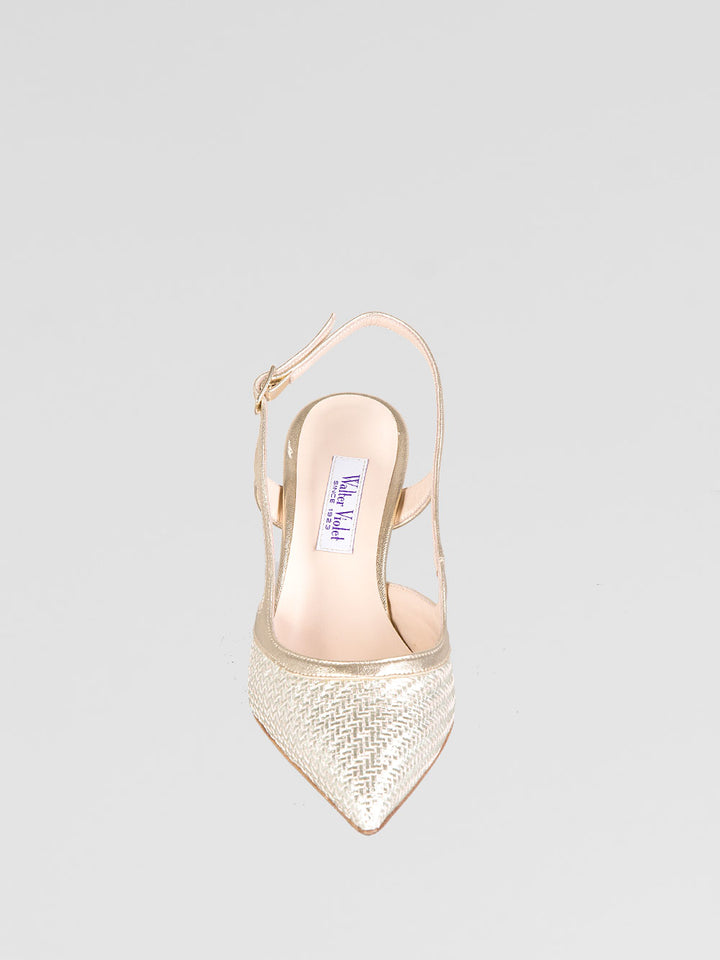 Slingback intrecciate