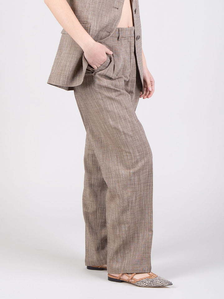 Pantaloni con pinces