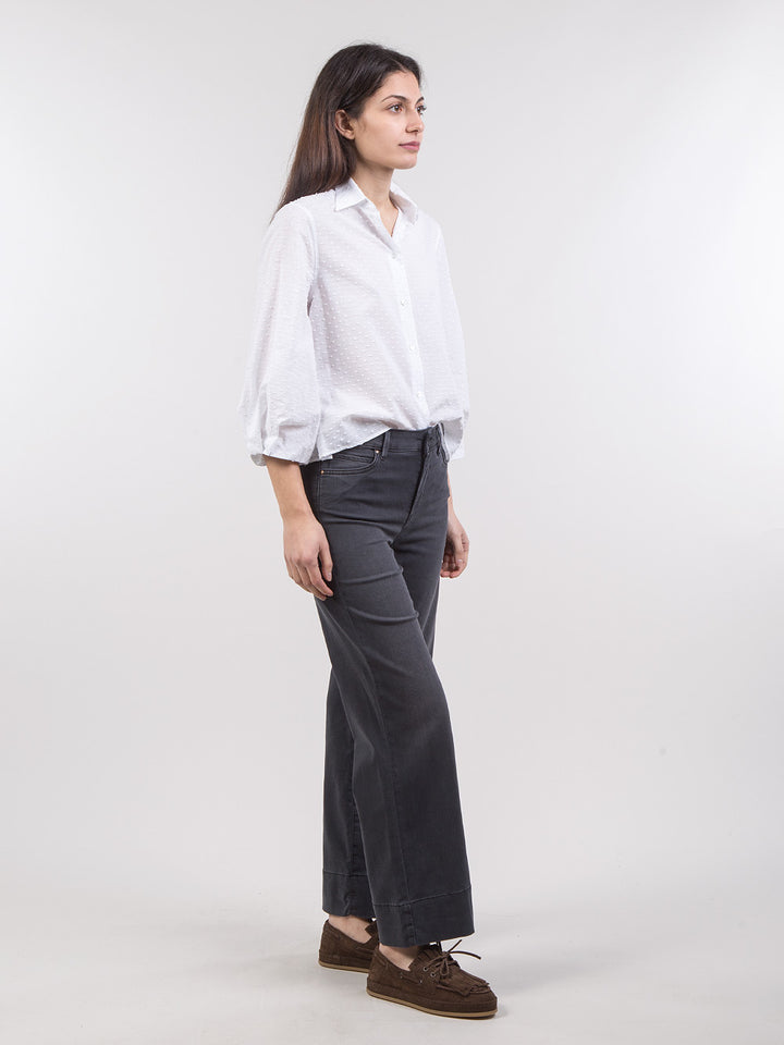 Pantaloni palazzo crop