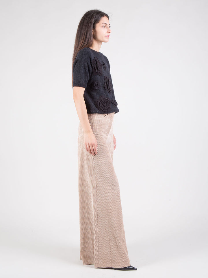 Pantaloni maxi flare