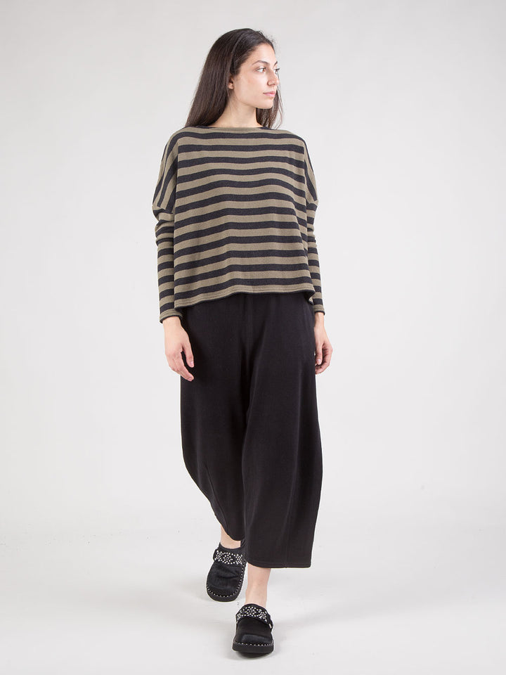 Pantaloni soft cropped