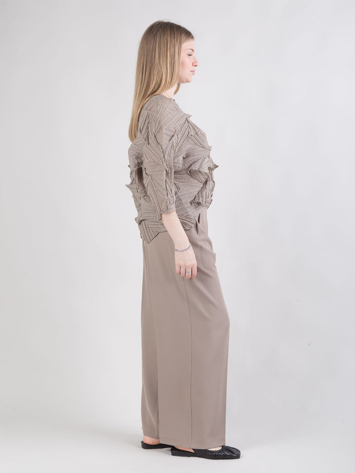 Pantalone dritto a gamba larga