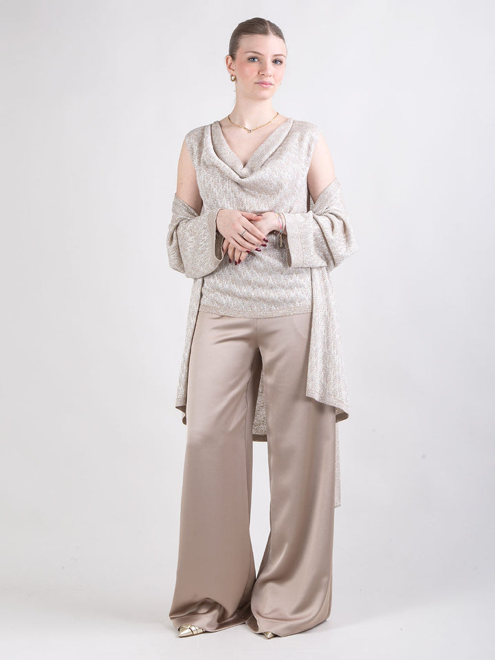 Completo tre pezzi in lurex