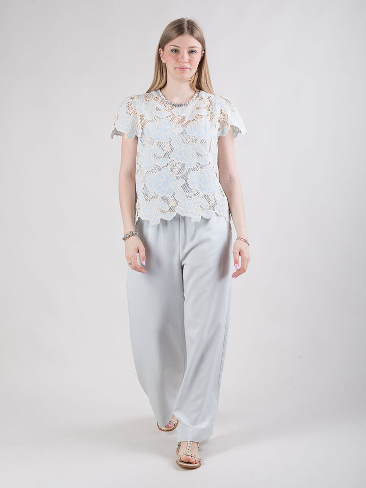 Pantaloni a gamba larga