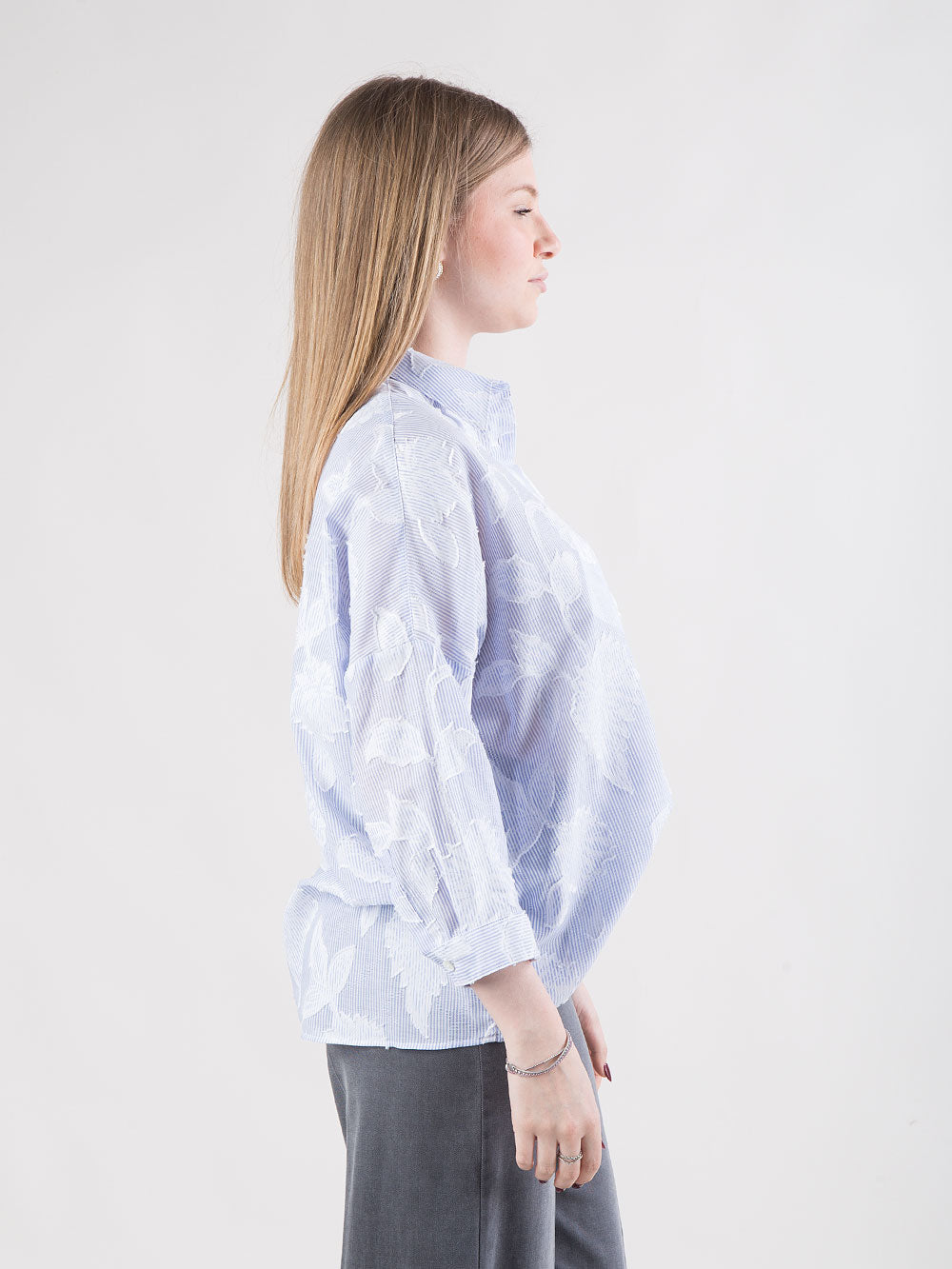Camicia con stampa floreale