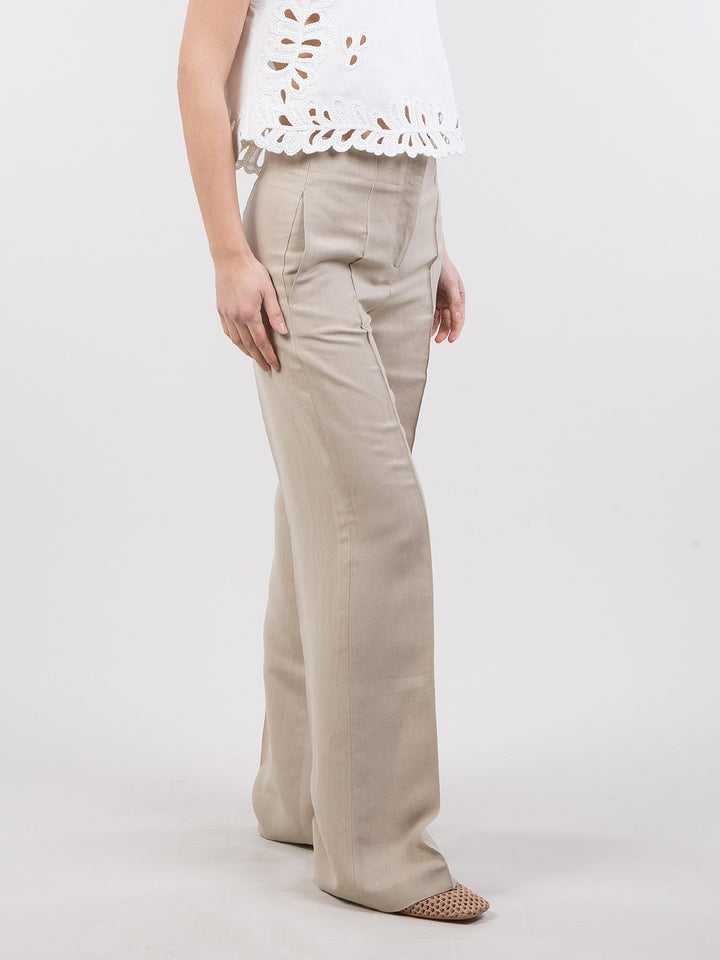 Pantaloni in crêpe