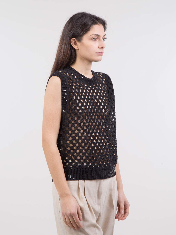Gilet in maglia