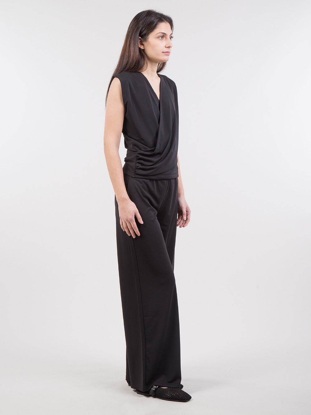 Pantaloni wide leg
