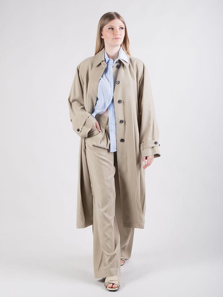 Trench lungo over