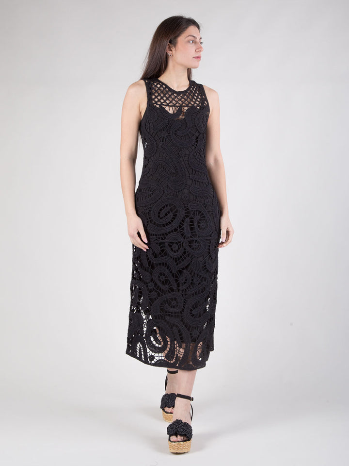 Abito midi crochet