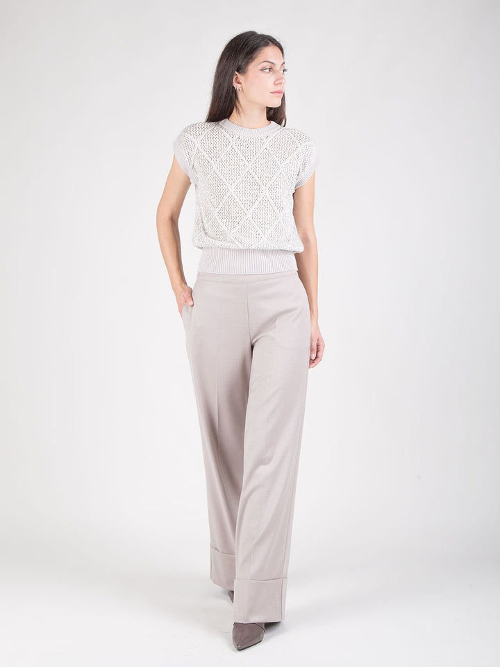 Pantaloni in flanella tecnica