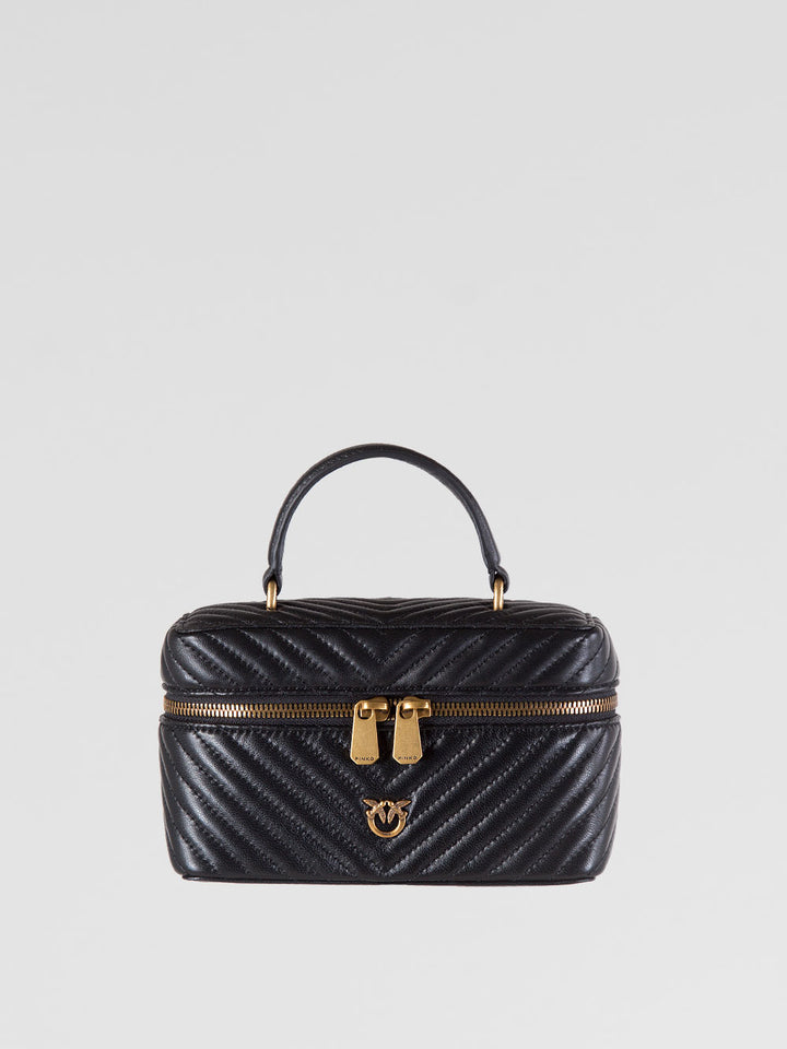 Beauty case Vanity Soft Mini in nappa trapuntata