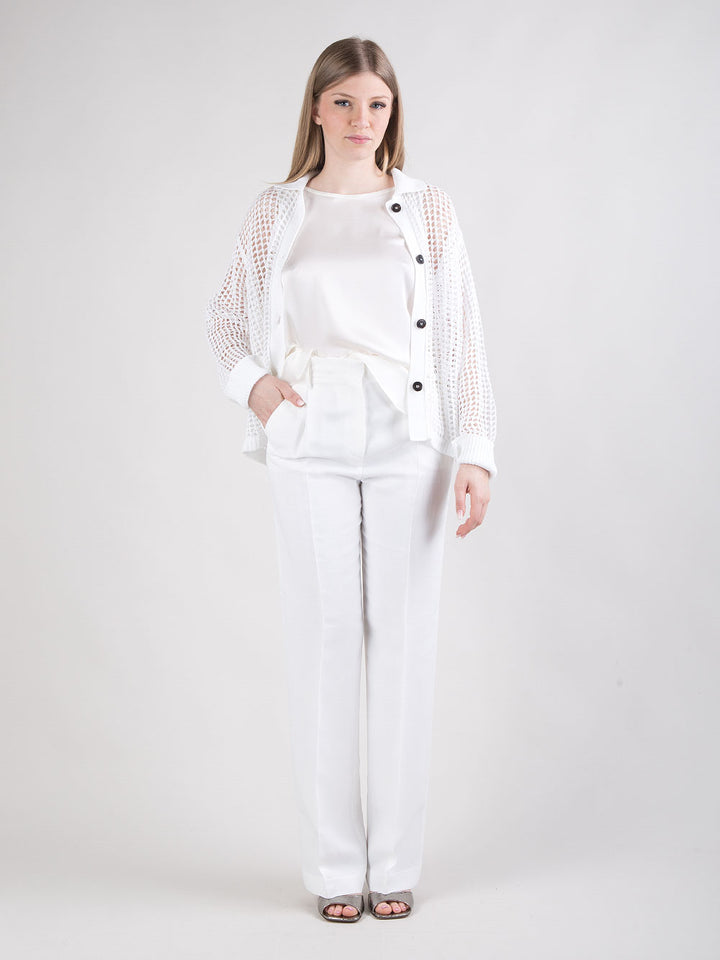 Pantalone dritto con tasche