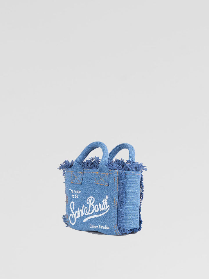 Borsa vanity mini in denim