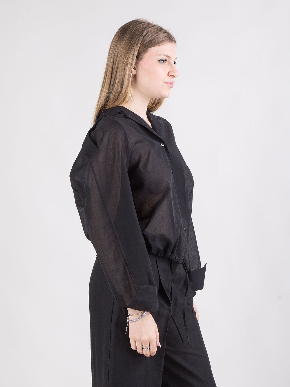 Camicia bomber in cotone