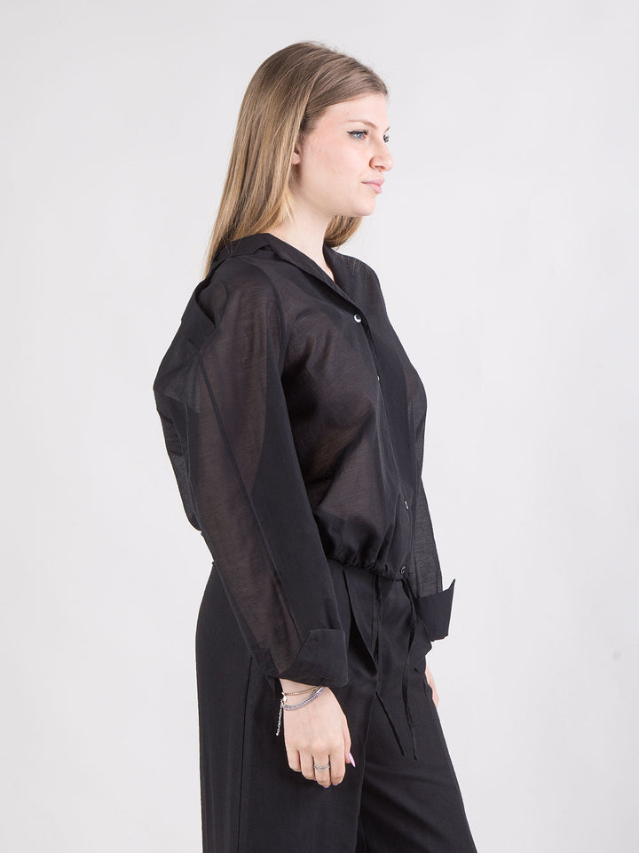 Camicia bomber in cotone