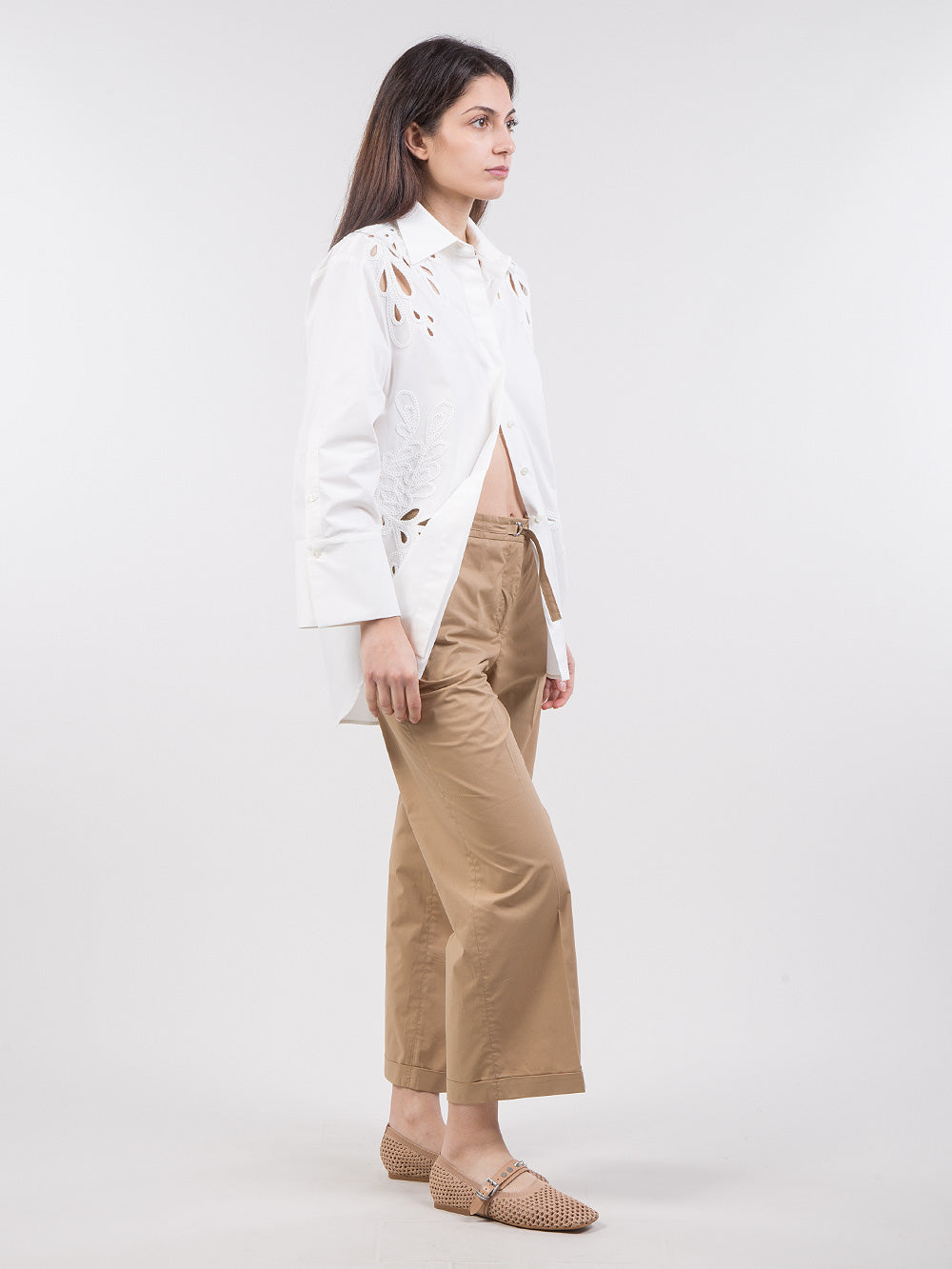 Pantaloni crop