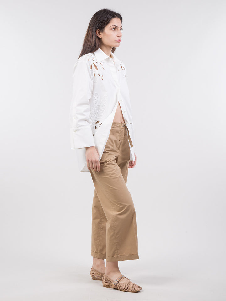 Pantaloni crop