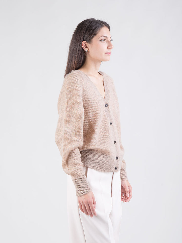 Cardigan doppio verso