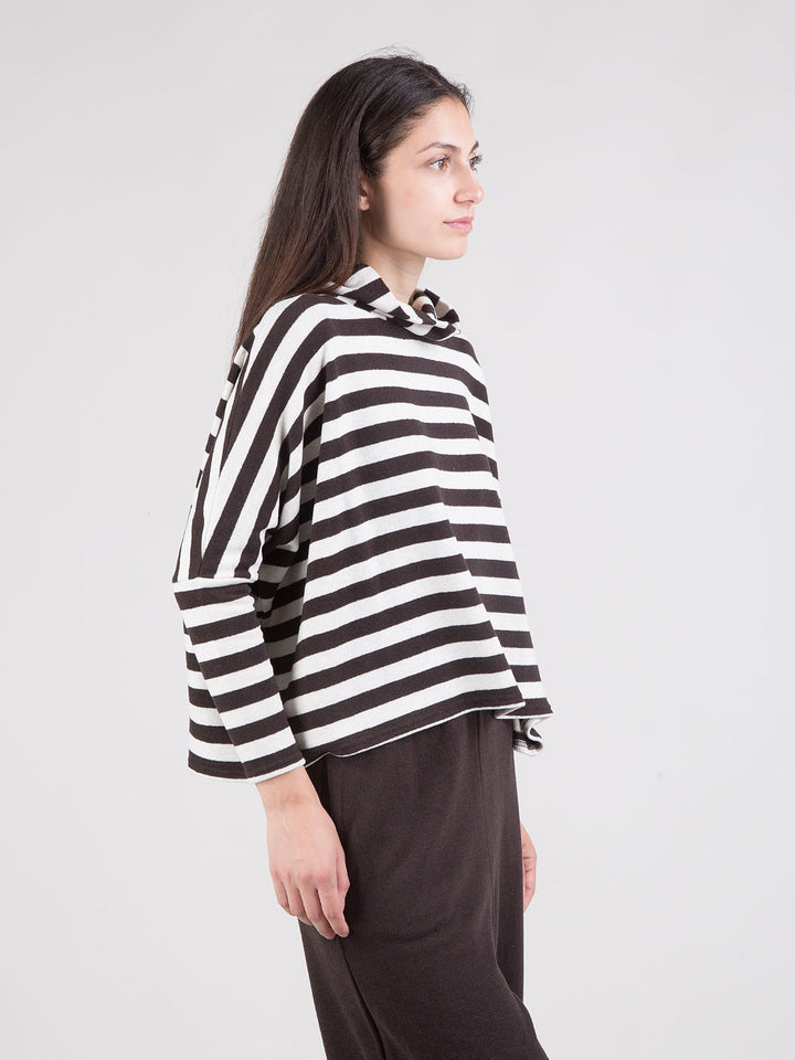 Maglia boxy righe