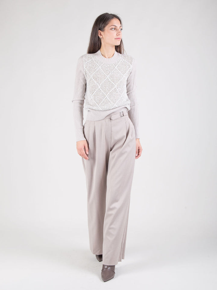 Pantaloni con pinces