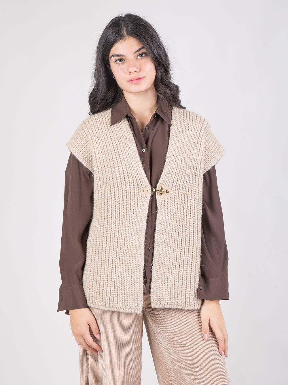 Gilet in mohair