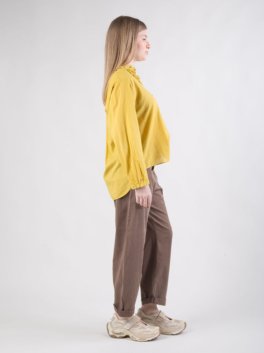 Pantalone baggy con tasche fatigue