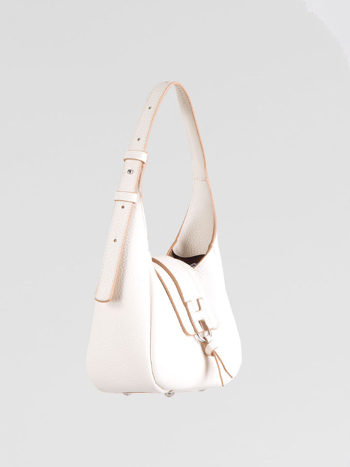 Borsa hobo mini in pelle martellata