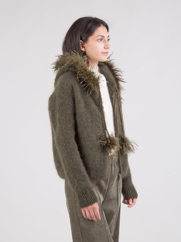 Cardigan mohair