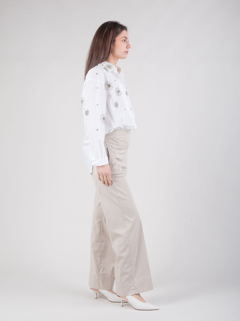 Pantaloni relaxed wide leg