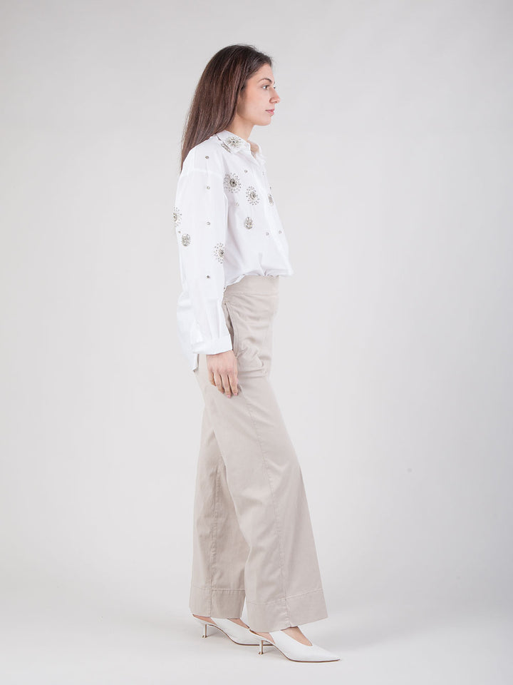 Pantaloni relaxed wide leg