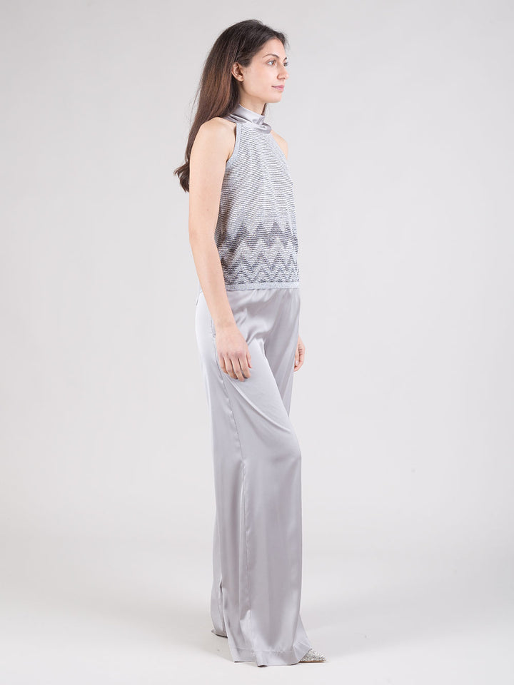 Pantaloni in raso