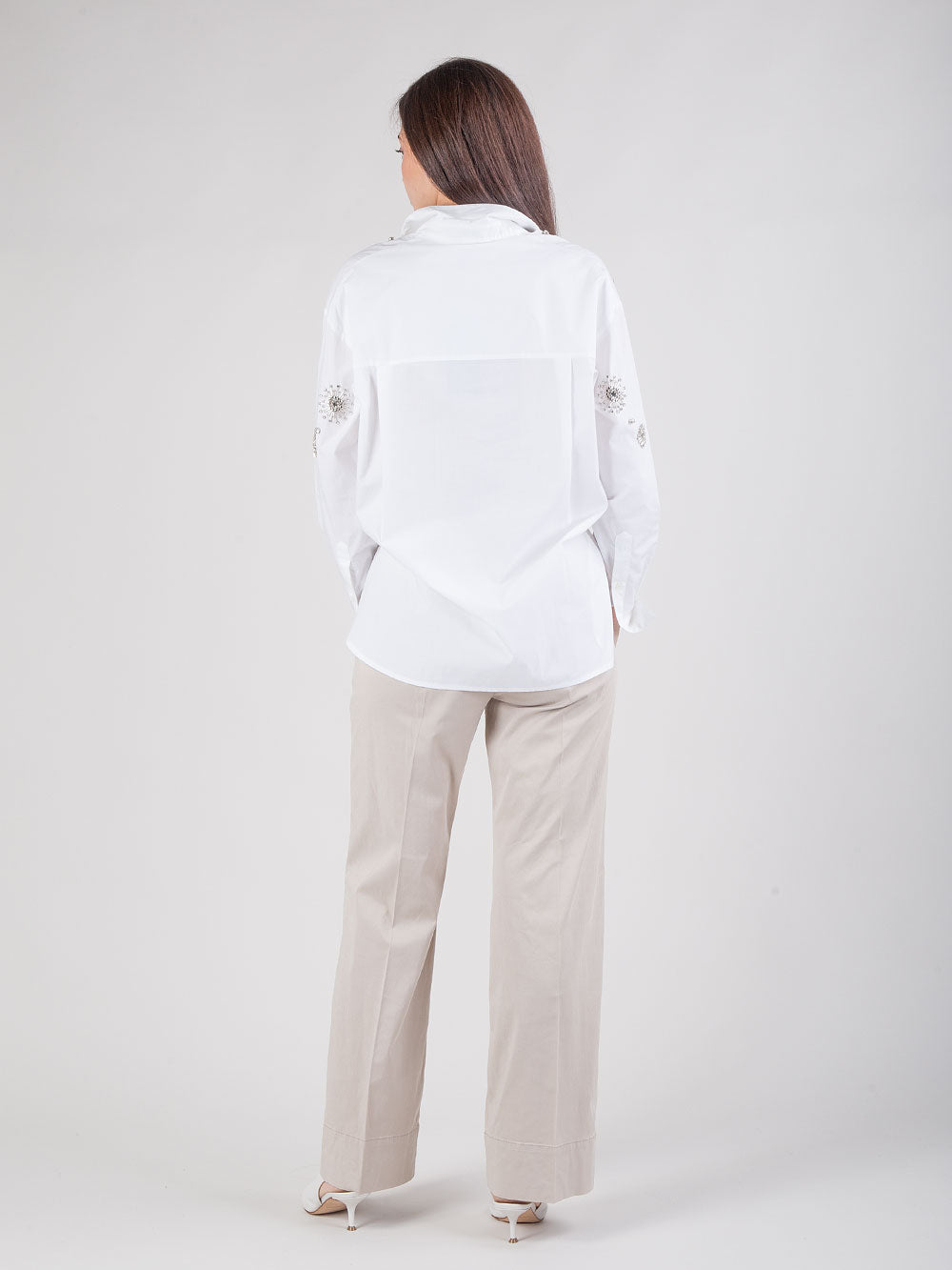 Pantaloni relaxed wide leg