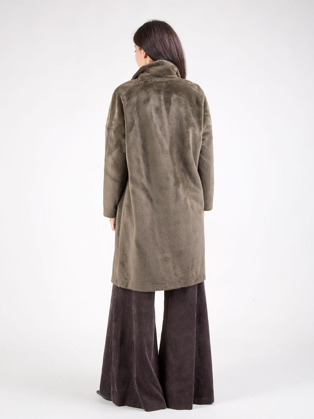 Cappotto in ecopelliccia