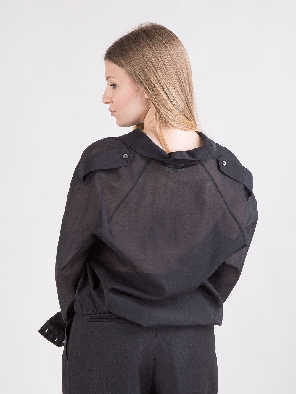 Camicia bomber in cotone