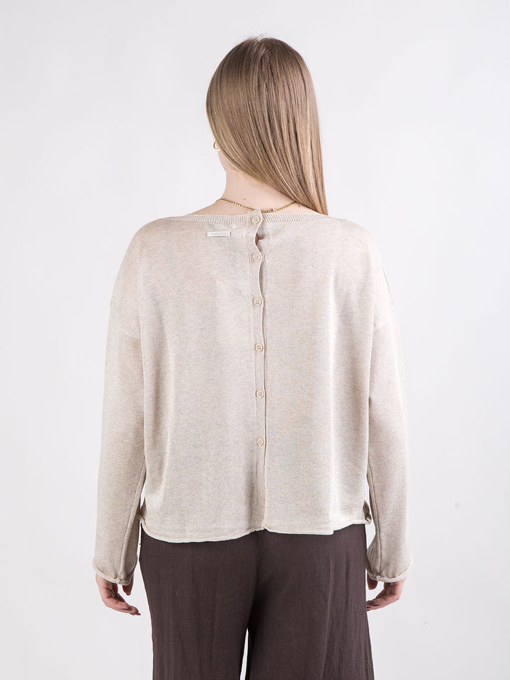 Maglione ampio in maglia fluida