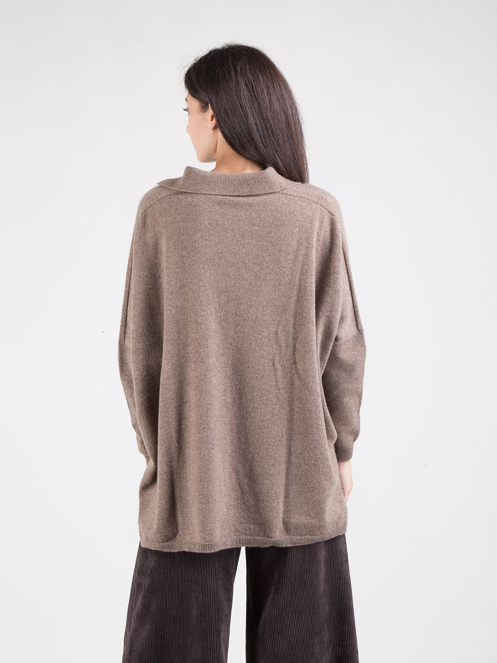 Maxi maglia camicia