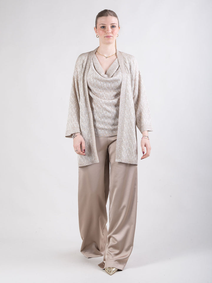 Completo tre pezzi in lurex