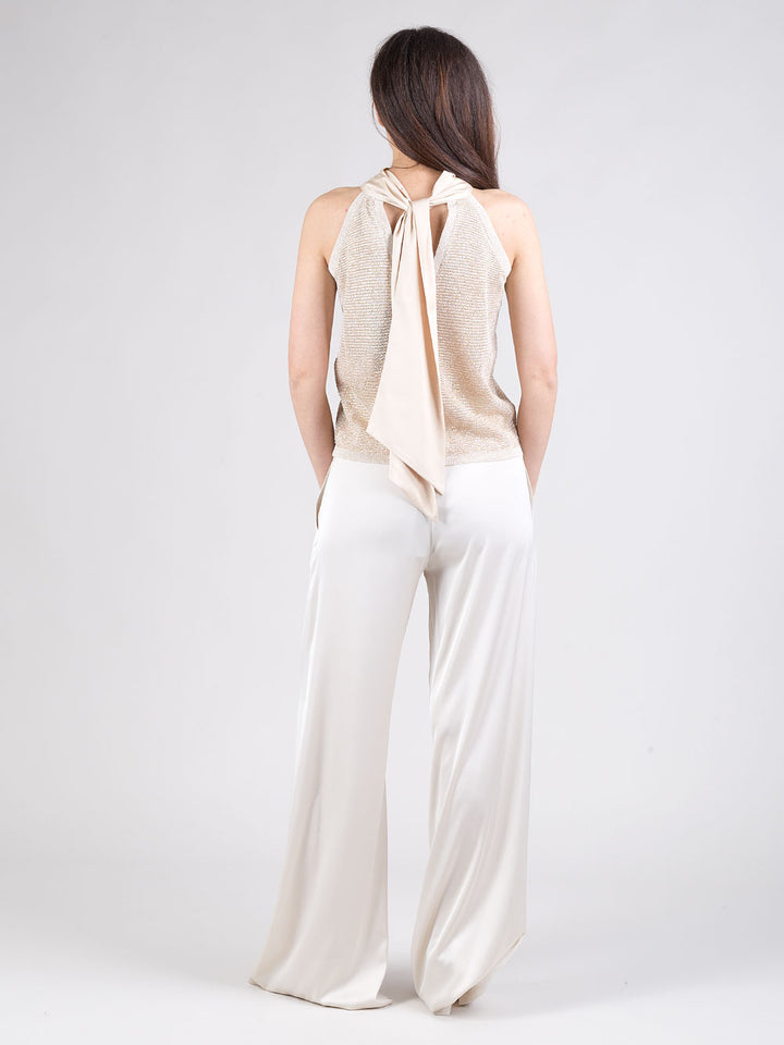 Pantaloni in raso