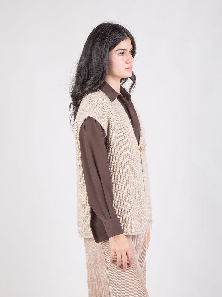 Gilet in mohair