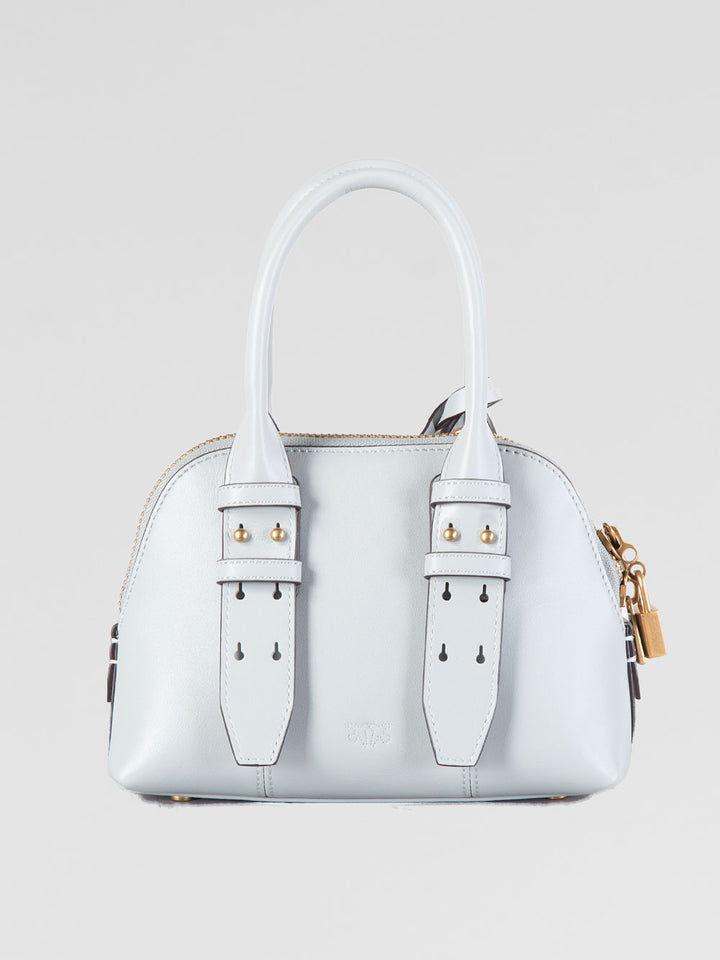 Borsa Bowling Bag zip mini in pelle