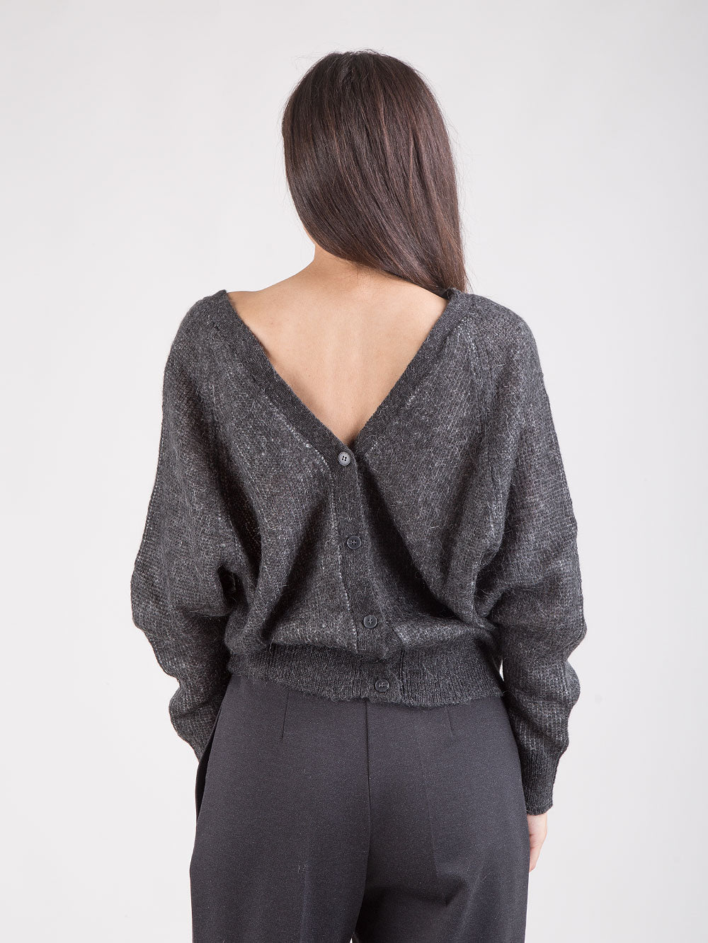 Cardigan doppio verso