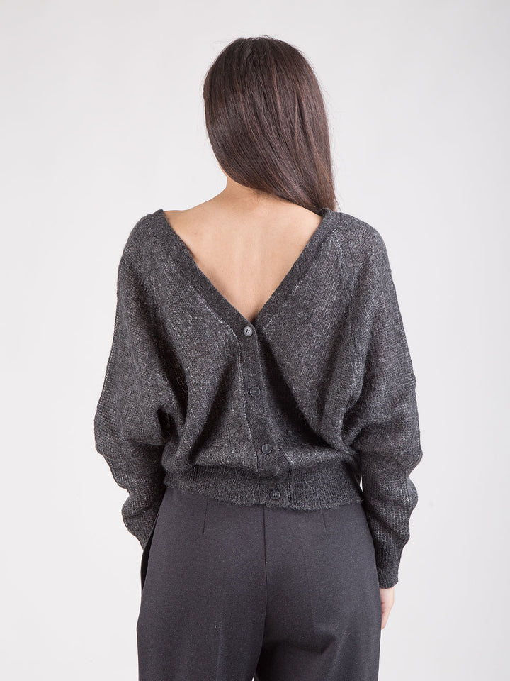 Cardigan doppio verso