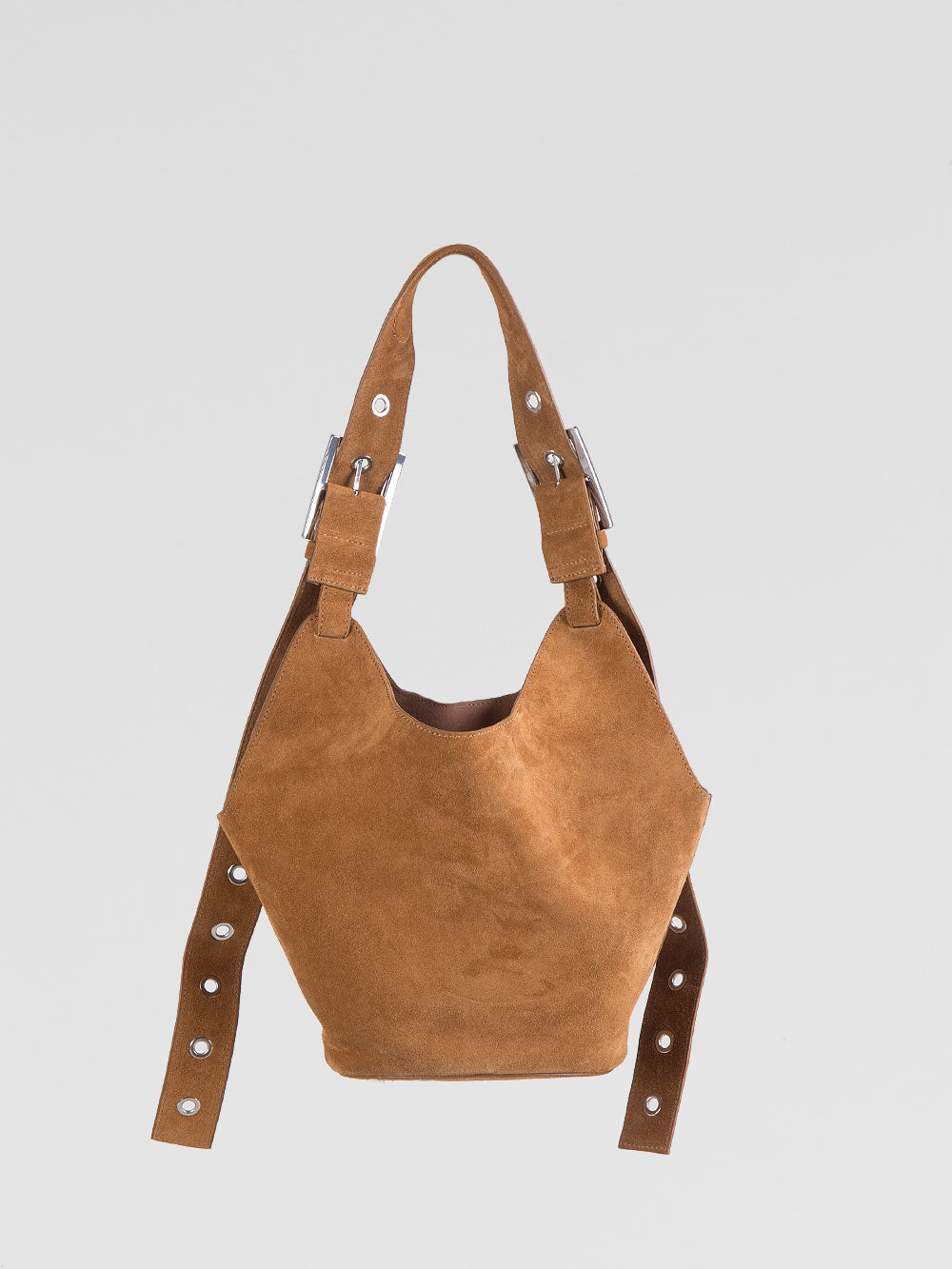 Borsa Small Hobo in camoscio