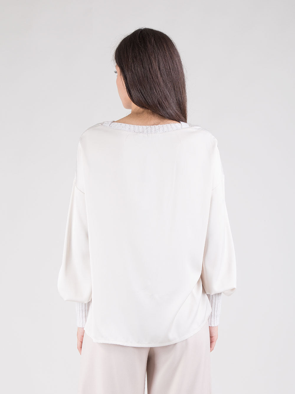 Blusa con paillettes