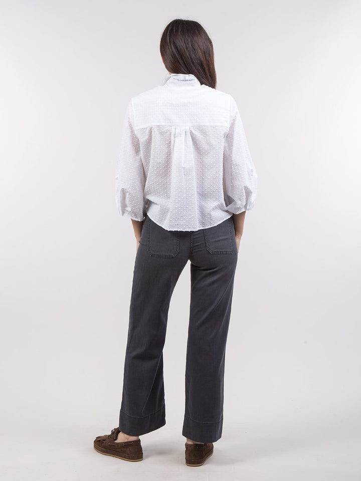 Pantaloni palazzo crop