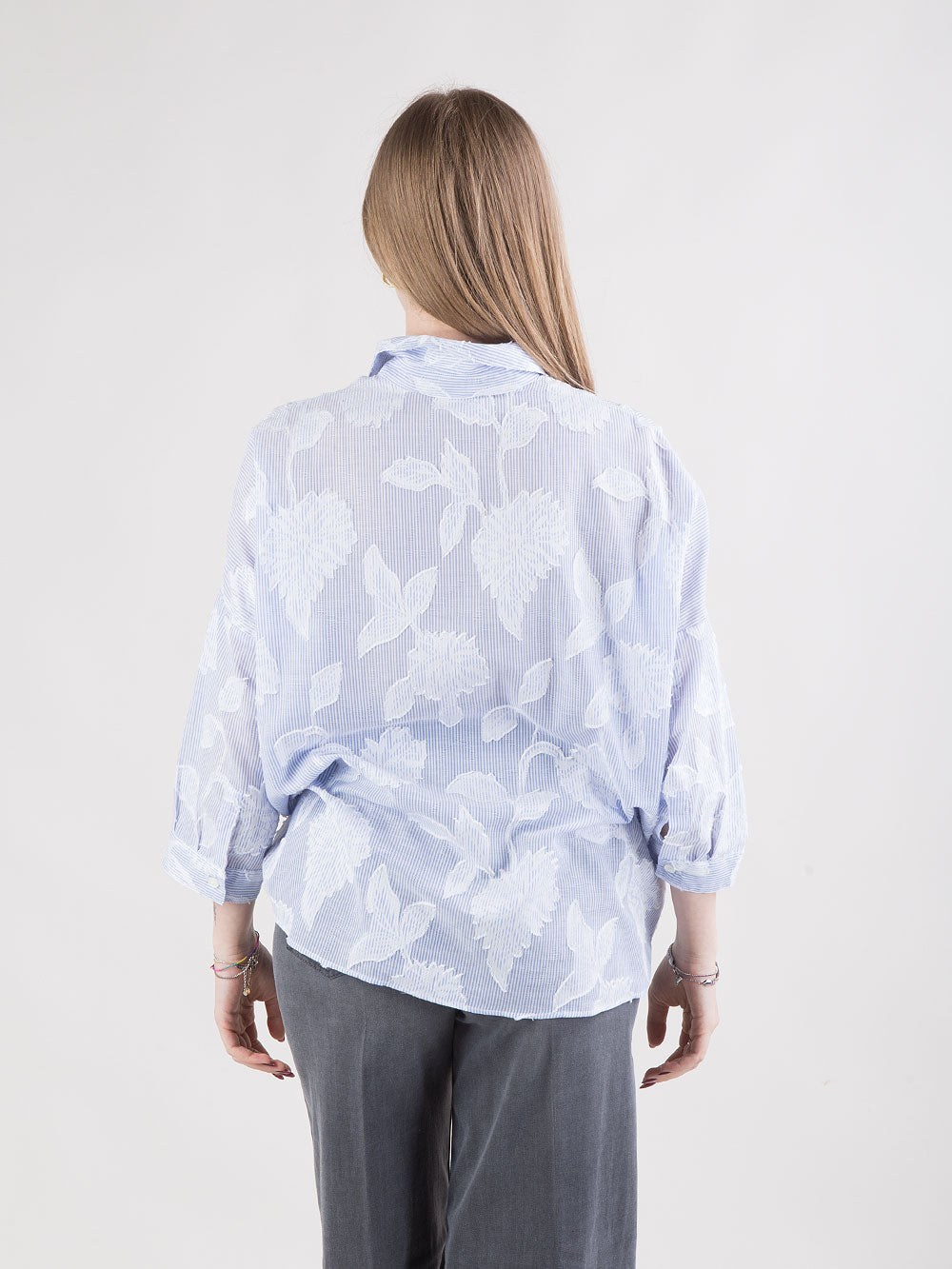 Camicia con stampa floreale